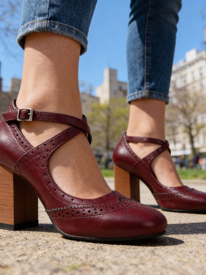 Block Heel Loafers for Women