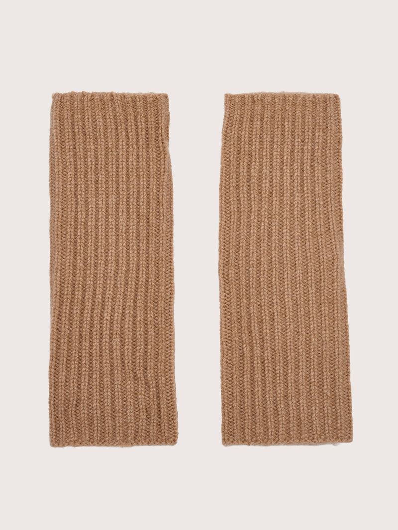 Raffia Cashmere Wrist Warmers for Women