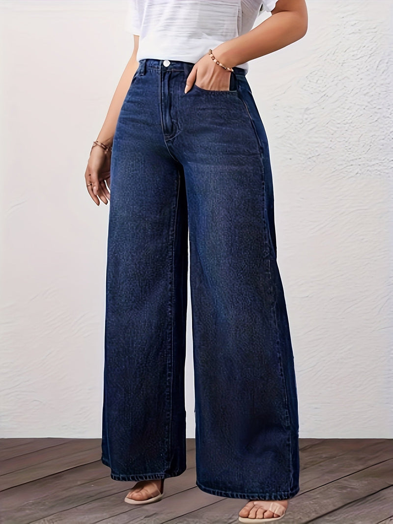 High Waisted Wide Leg Jeans for Women