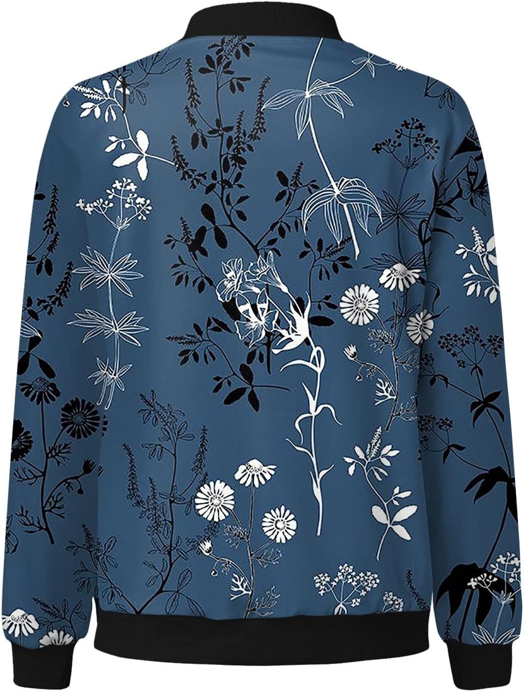 Floral Bomber Jacket for Women