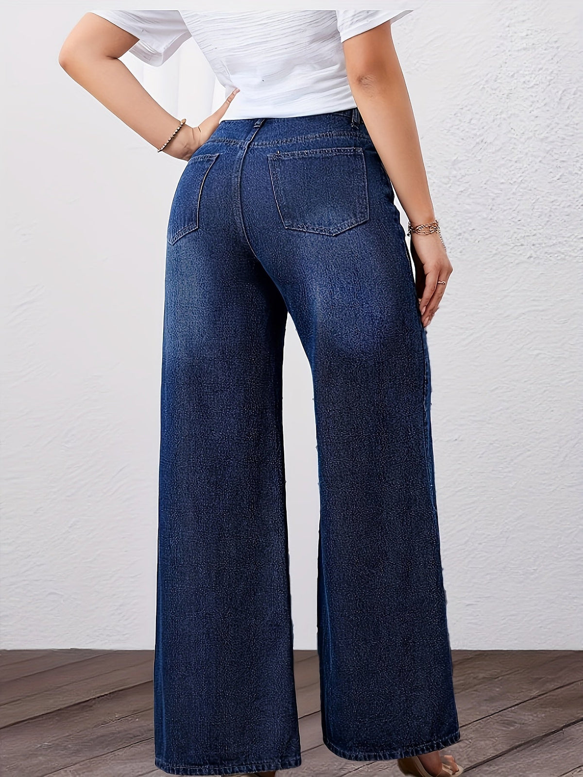 High Waisted Wide Leg Jeans for Women