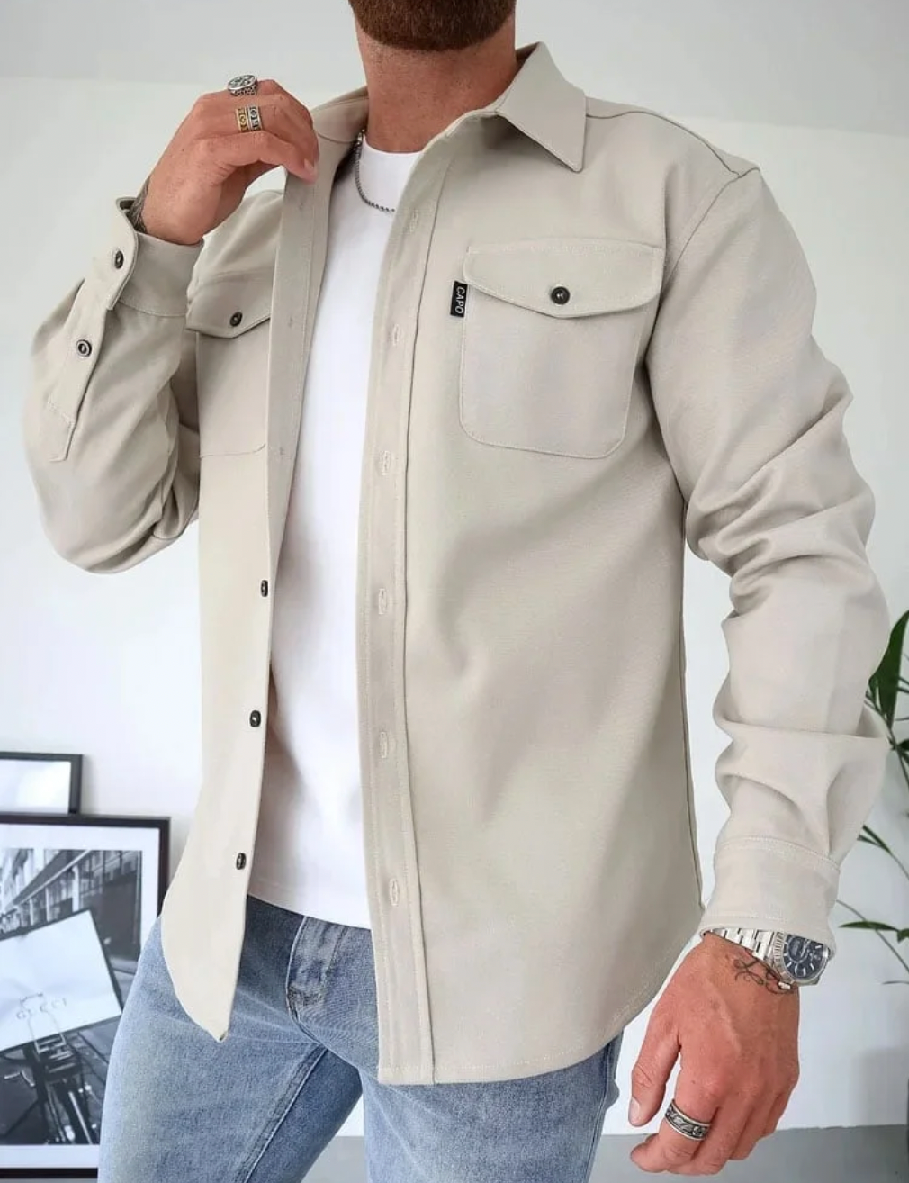 Shirt Jacket for Men