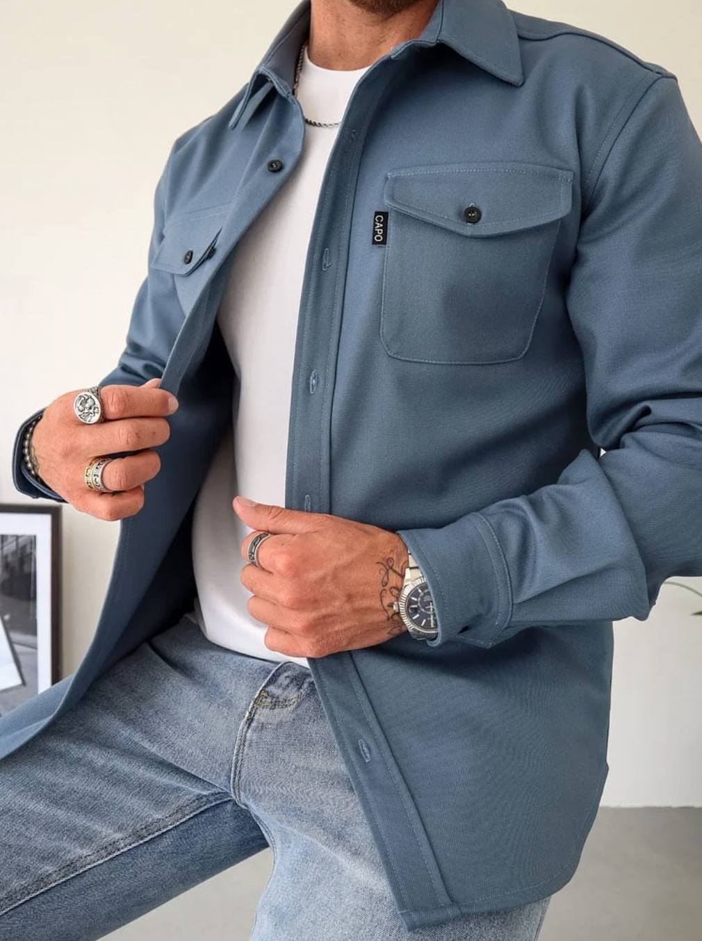 Shirt Jacket for Men