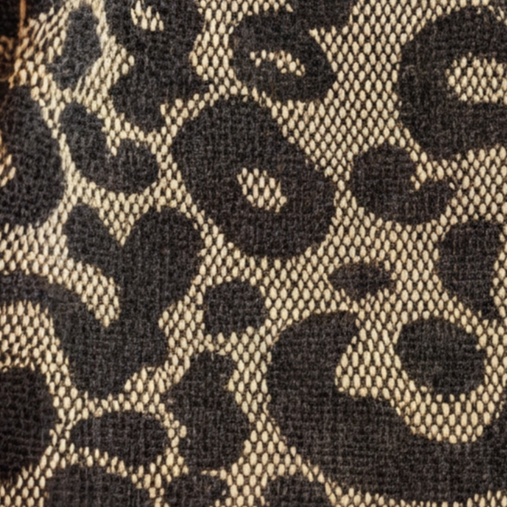 Leopard Print Tote with Chain Detail for Women