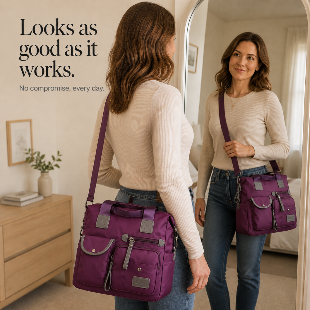 Large Capacity 3-Way Tote for Women