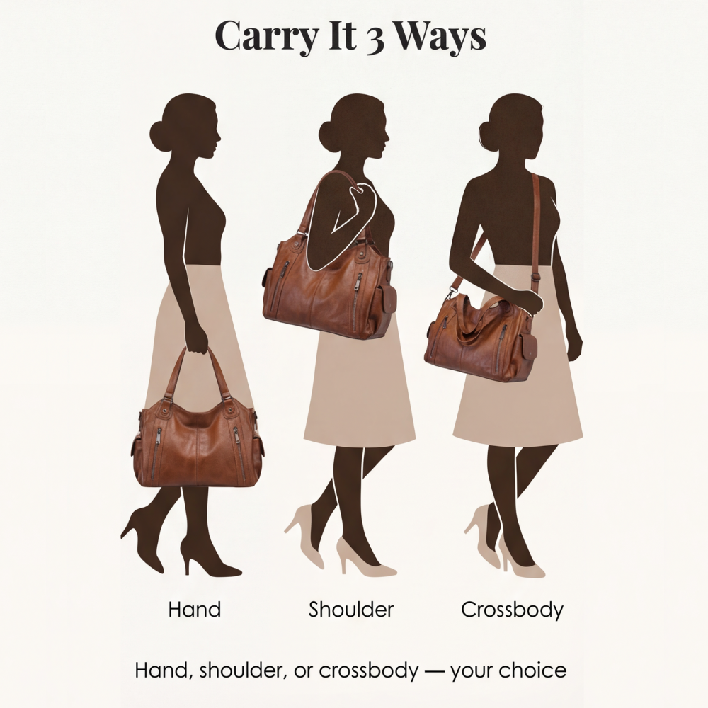 Vegan Leather Everyday Tote for Women