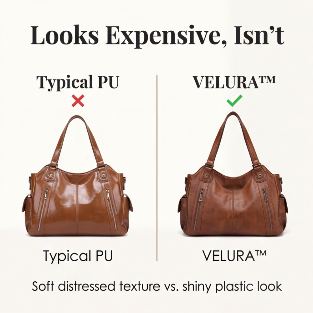 Vegan Leather Everyday Tote for Women