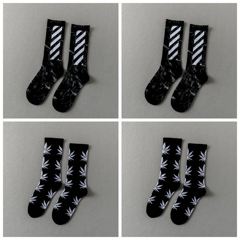 Hip Hop Print Socks for Men