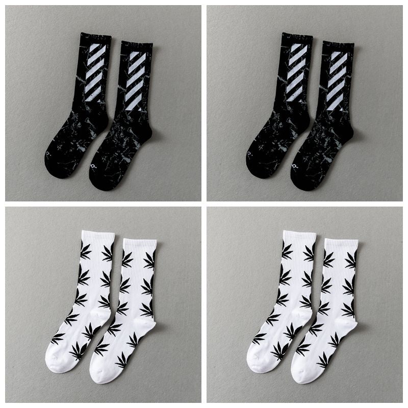 Hip Hop Print Socks for Men