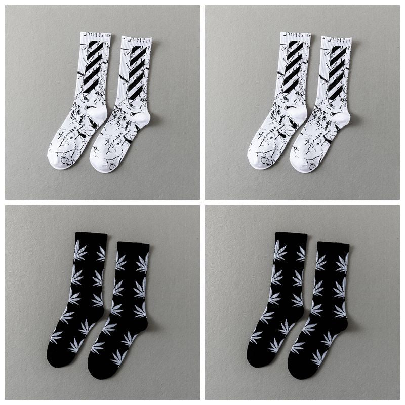 Hip Hop Print Socks for Men