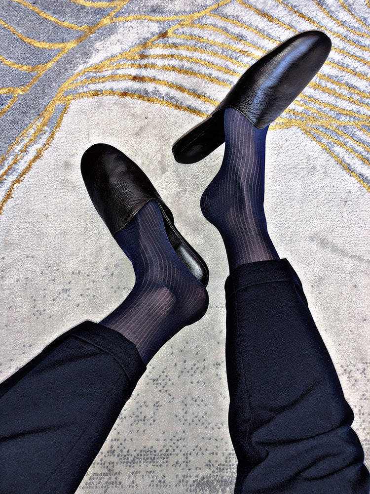 Striped Dress Socks for Men