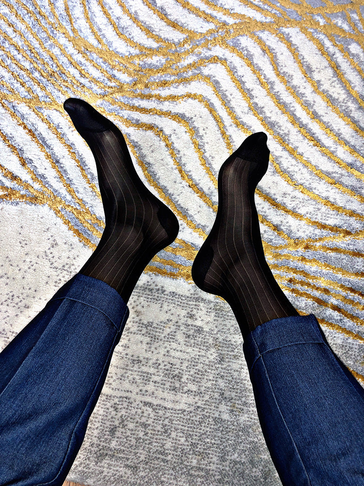 Striped Dress Socks for Men