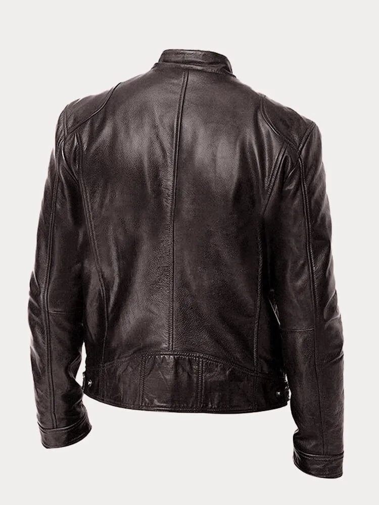 Stand Collar Jacket for Men
