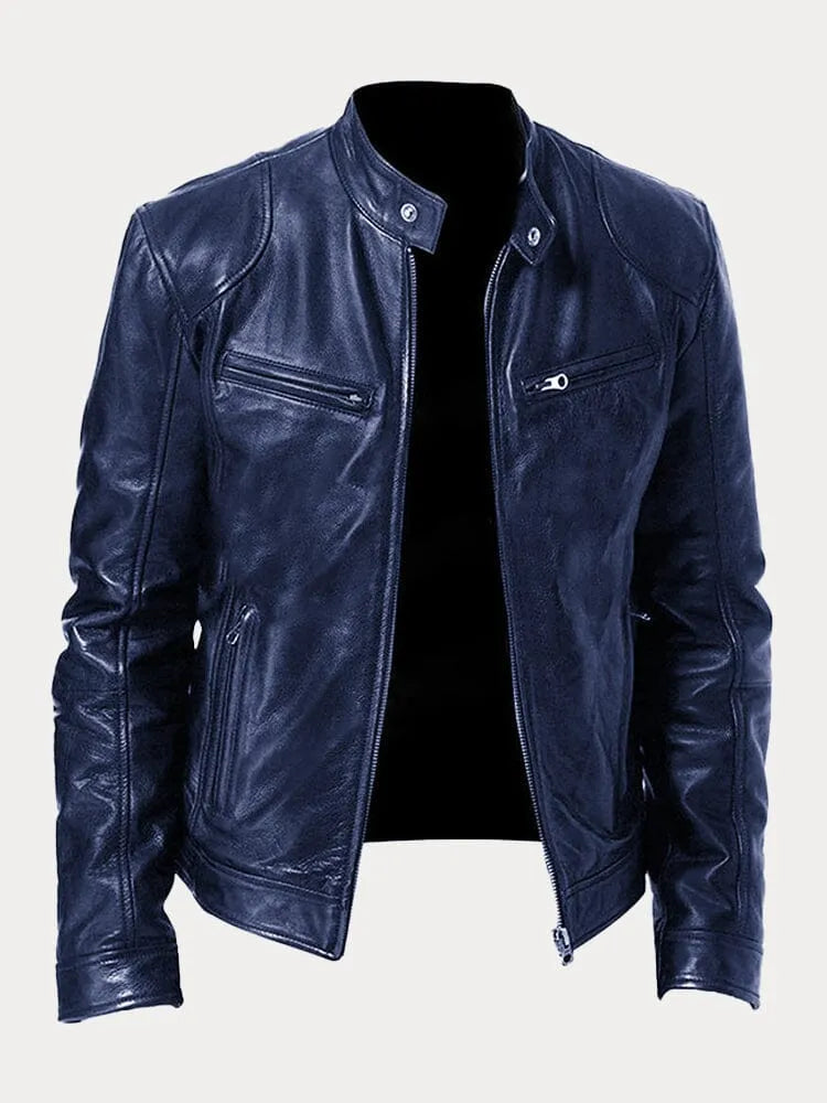 Stand Collar Jacket for Men