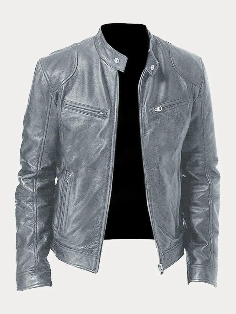Stand Collar Jacket for Men