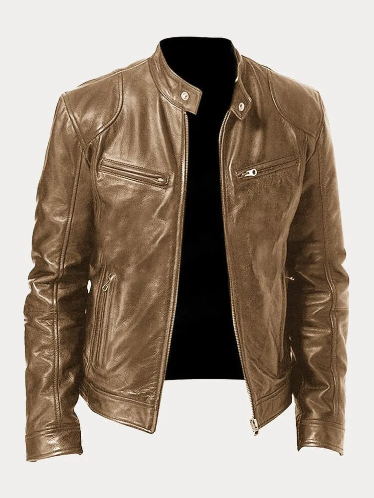Stand Collar Jacket for Men