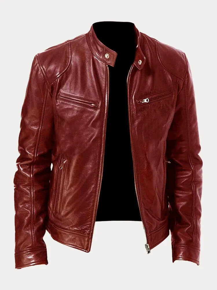 Stand Collar Jacket for Men