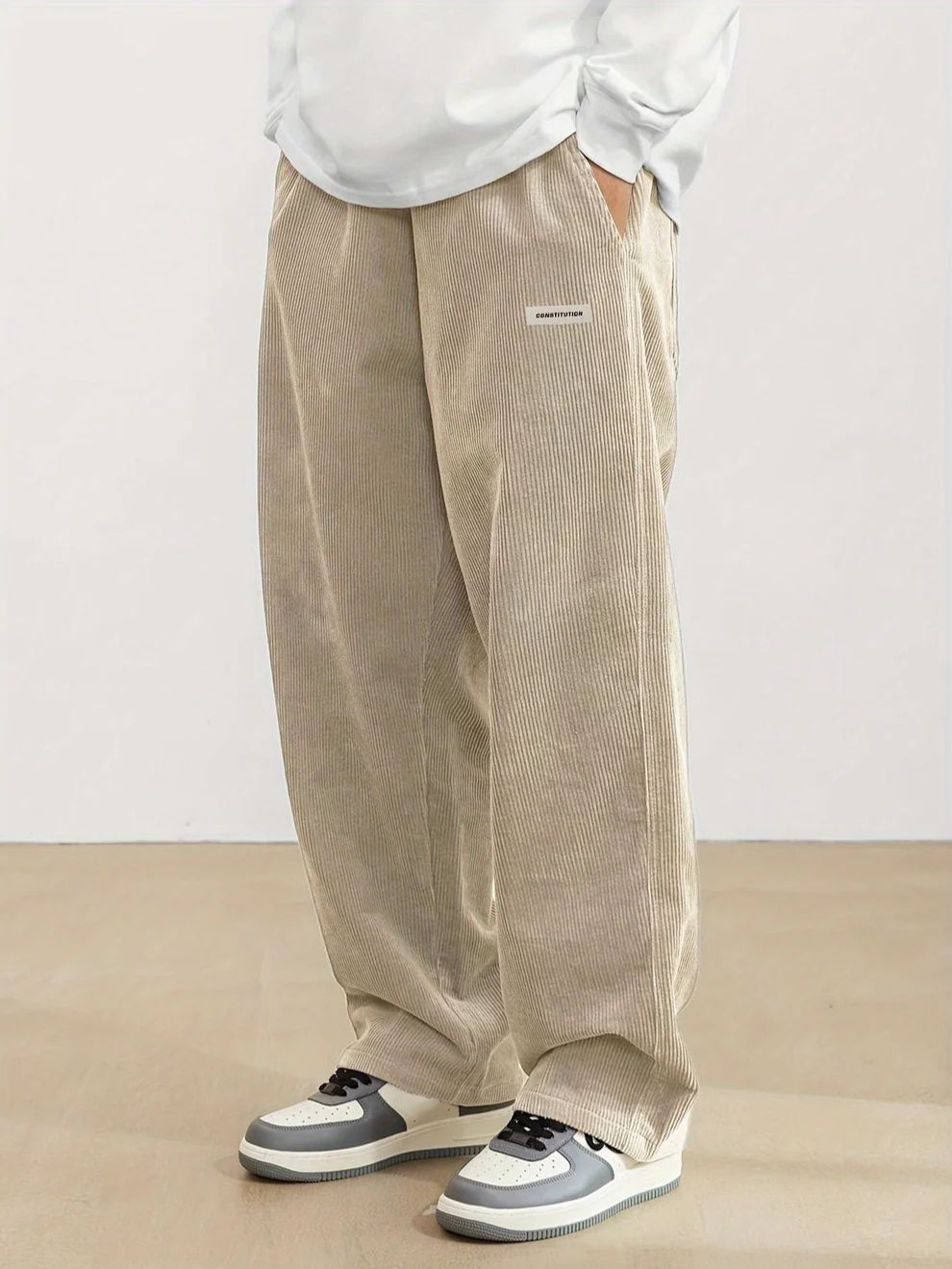 Breathable Corduroy Trousers for Men