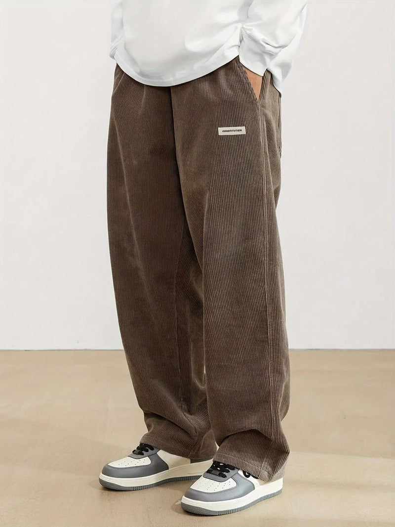 Breathable Corduroy Trousers for Men