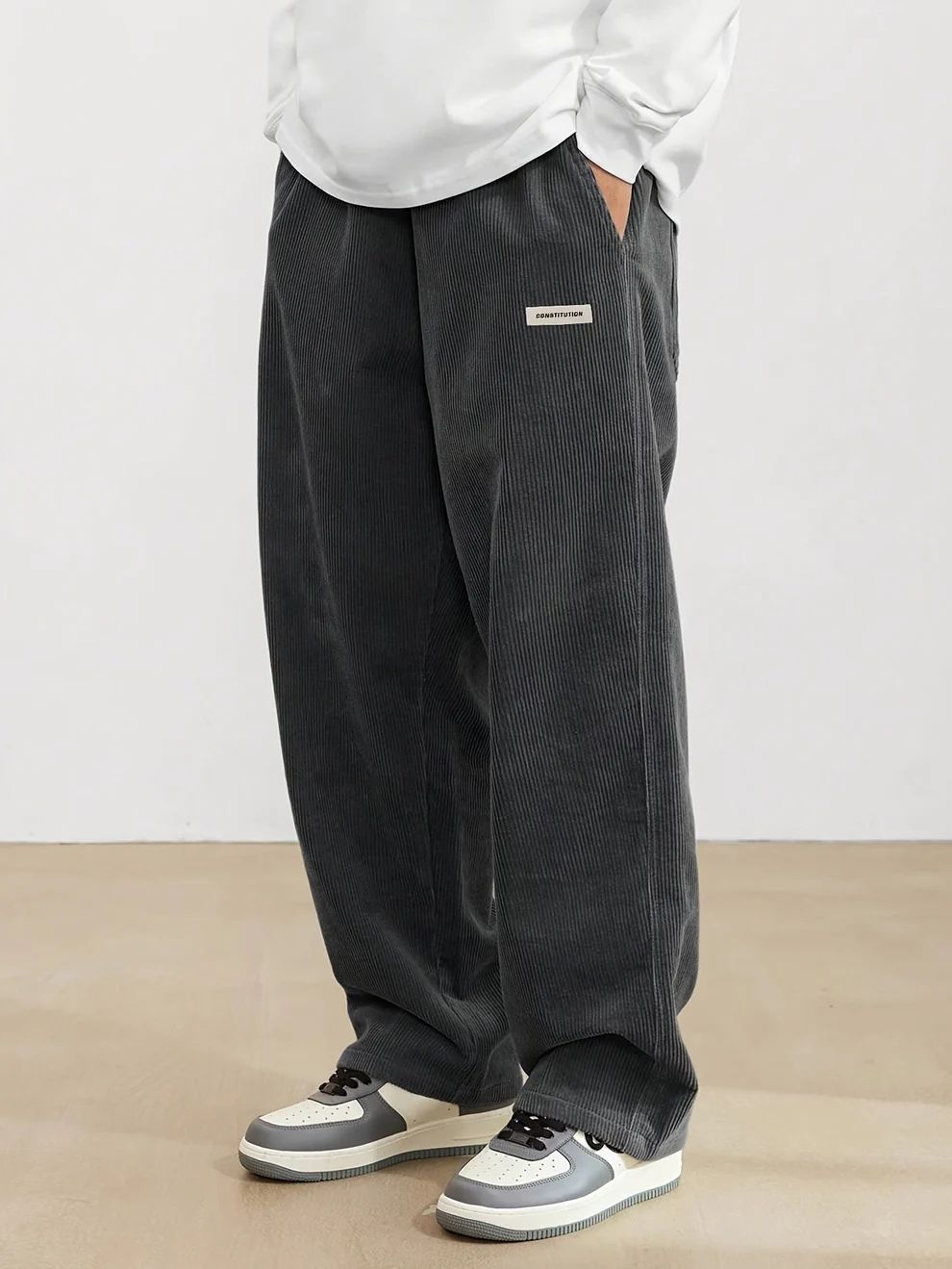 Breathable Corduroy Trousers for Men