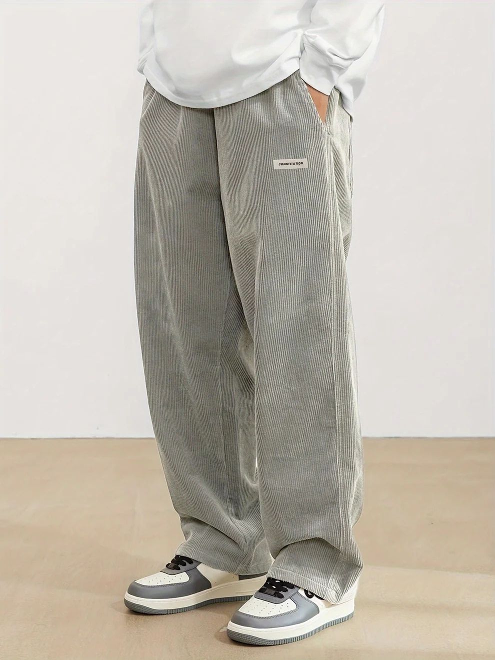 Breathable Corduroy Trousers for Men