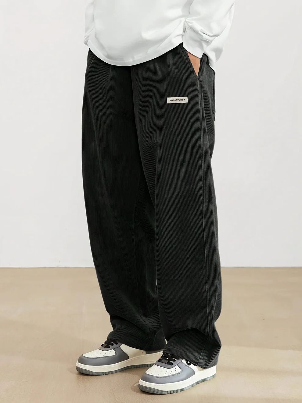 Breathable Corduroy Trousers for Men
