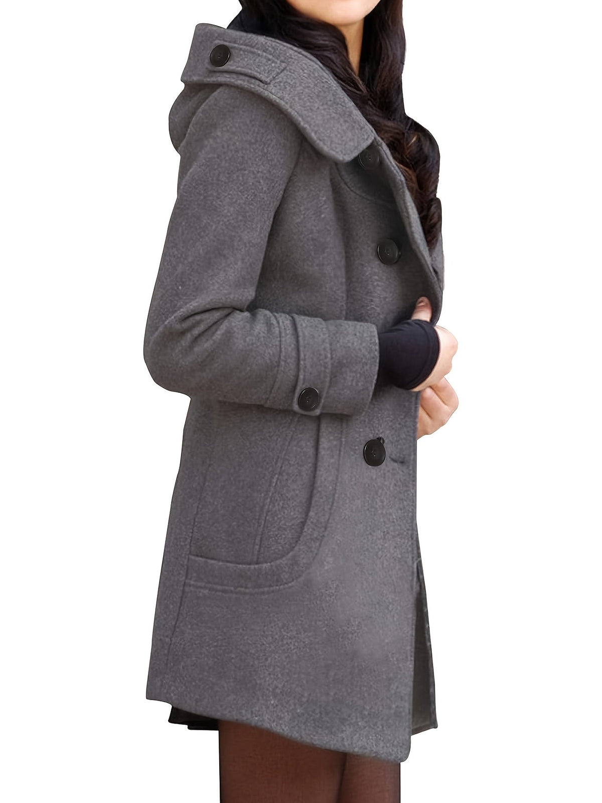 Double Breasted Coat for Women