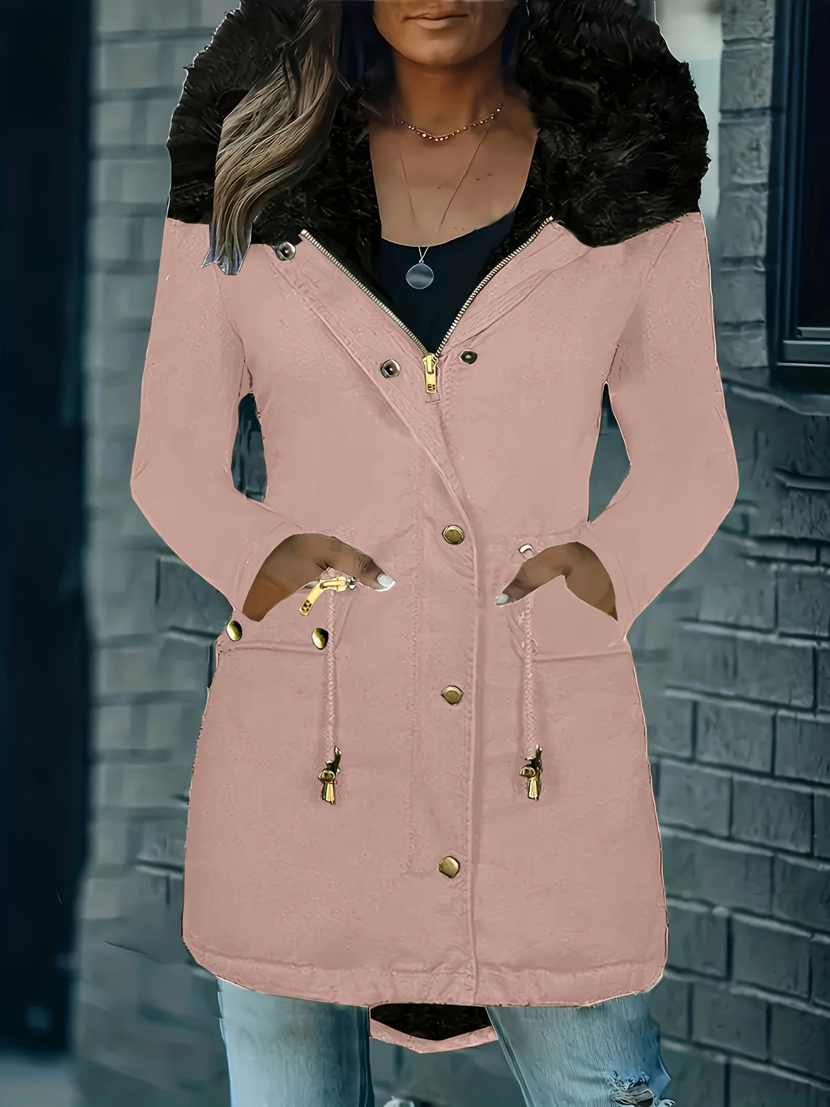 Zip Up Parka for Women