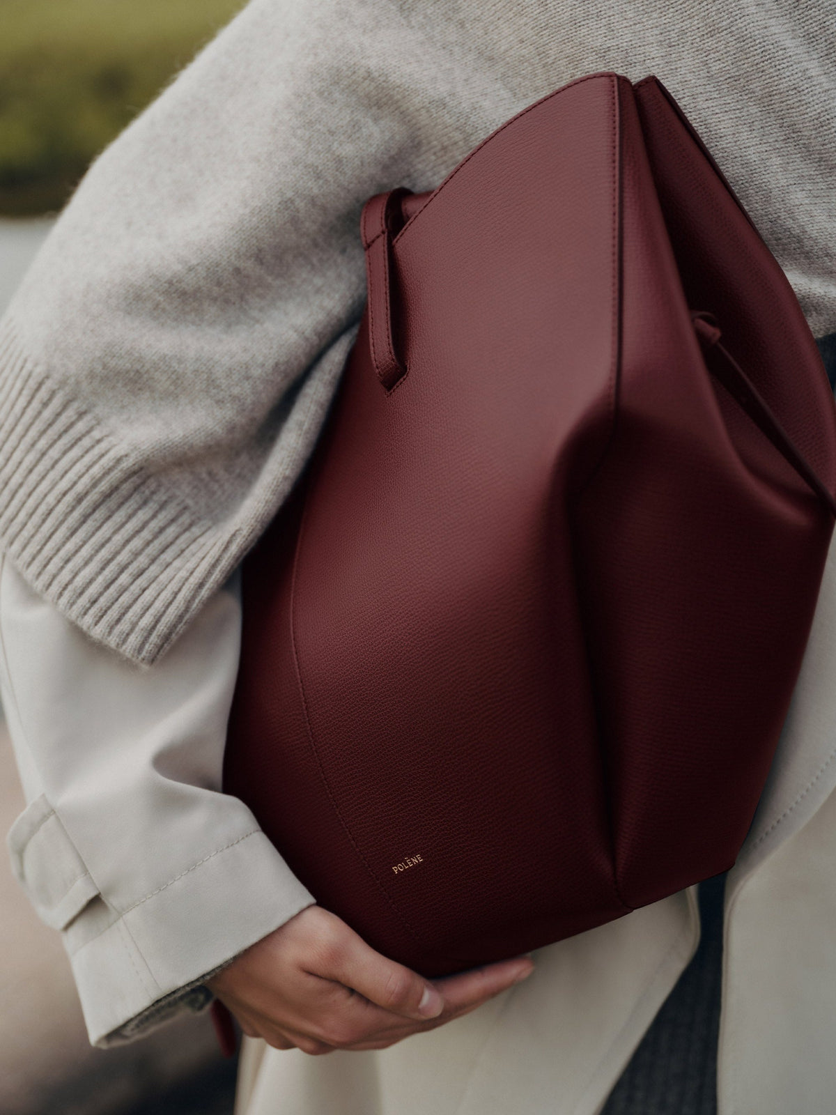 Black Cherry Large Tote Bag for Women