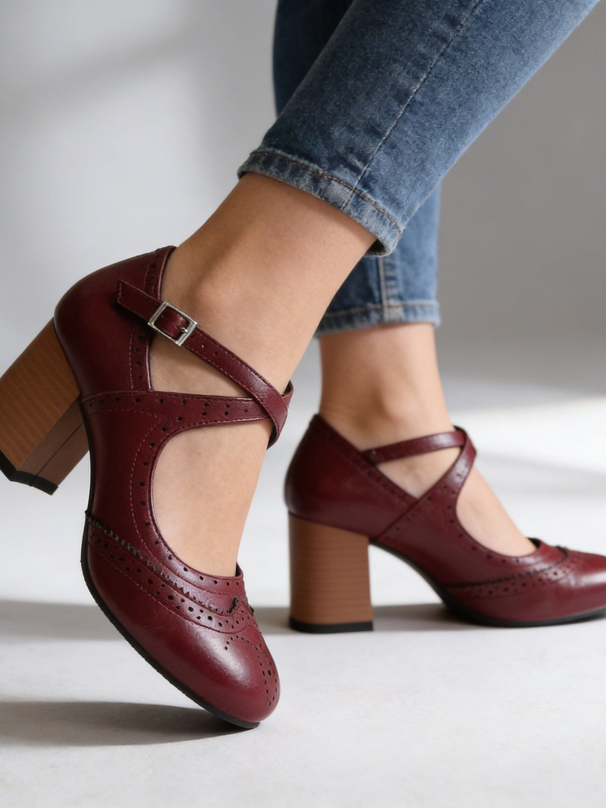 Block Heel Loafers for Women