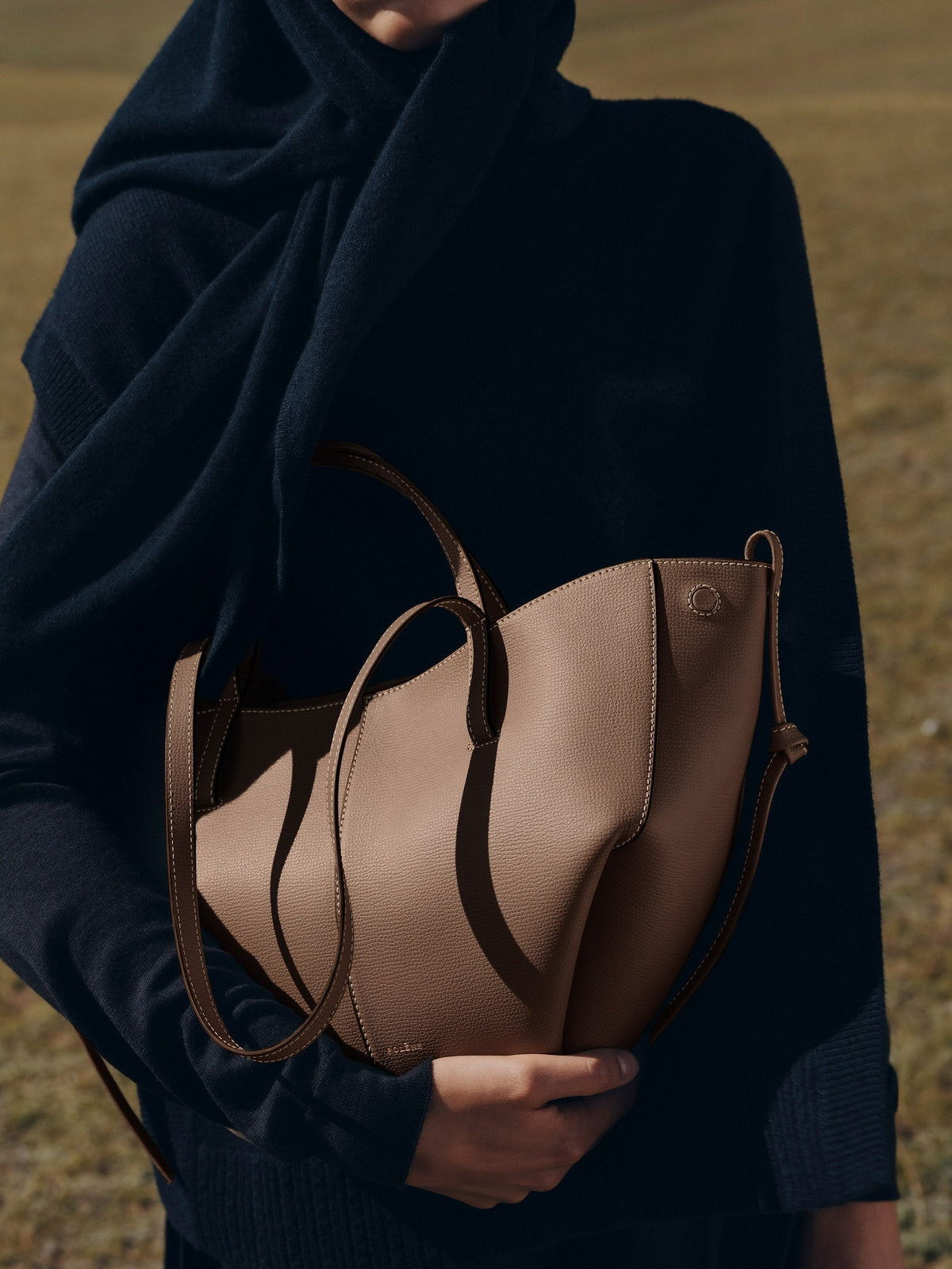 Brown Mini Tote Bag for Women
