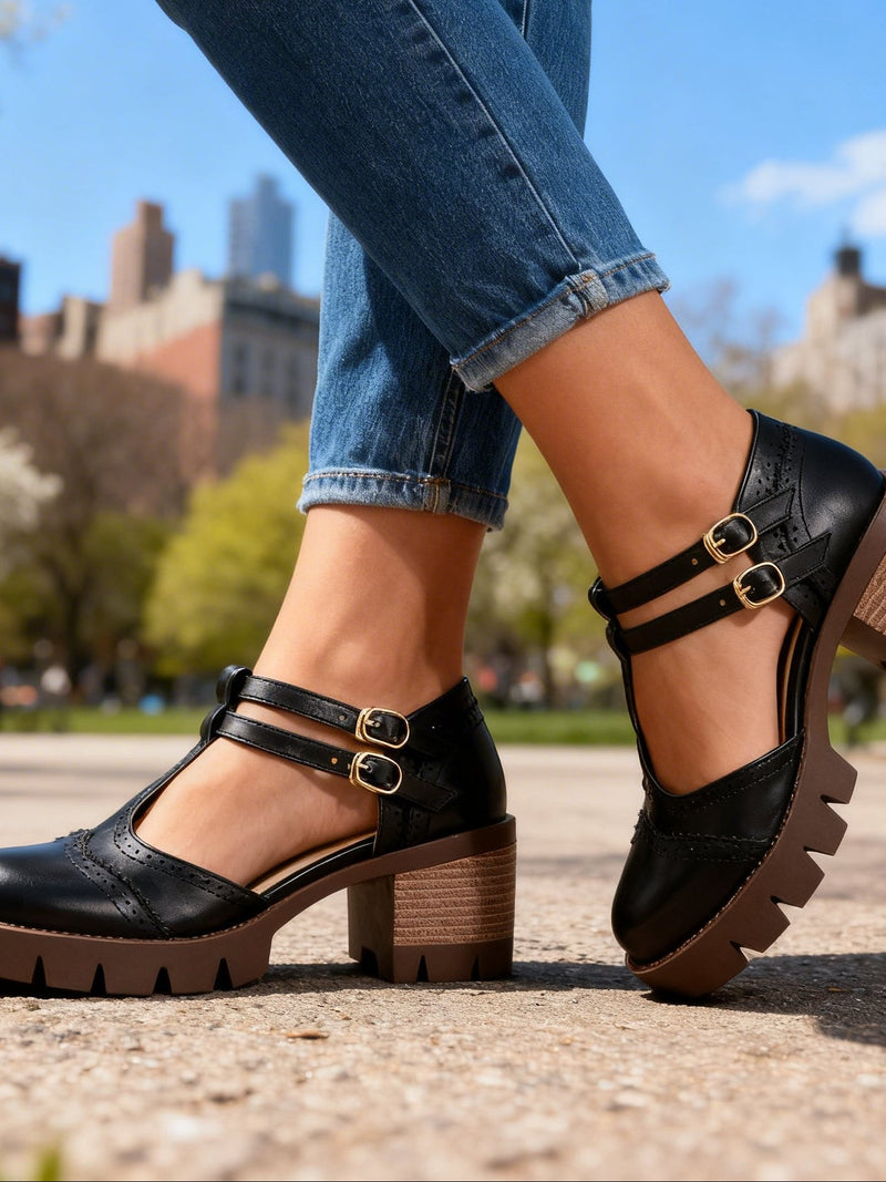 Buckle Loafers for Women