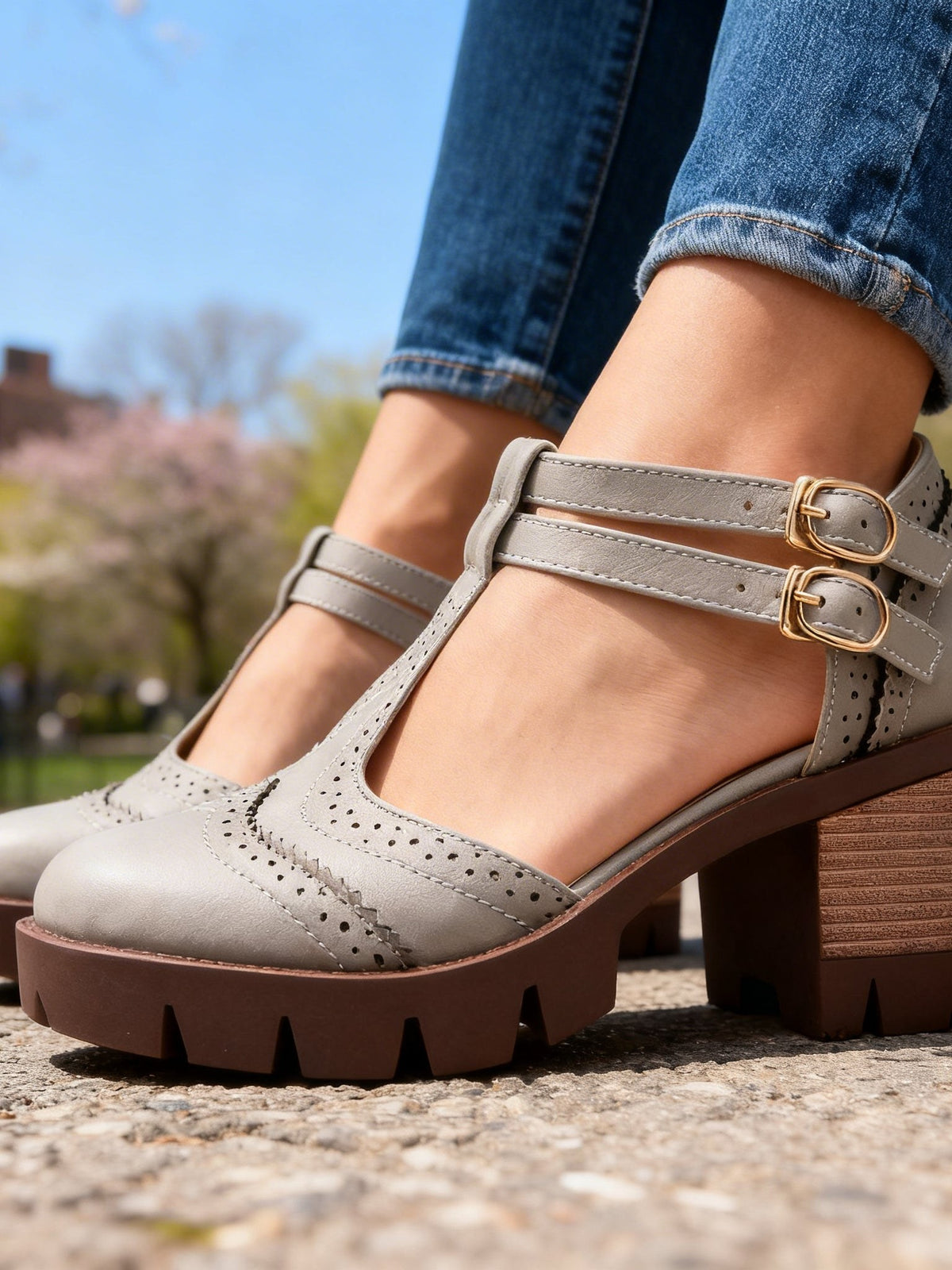 Buckle Loafers for Women