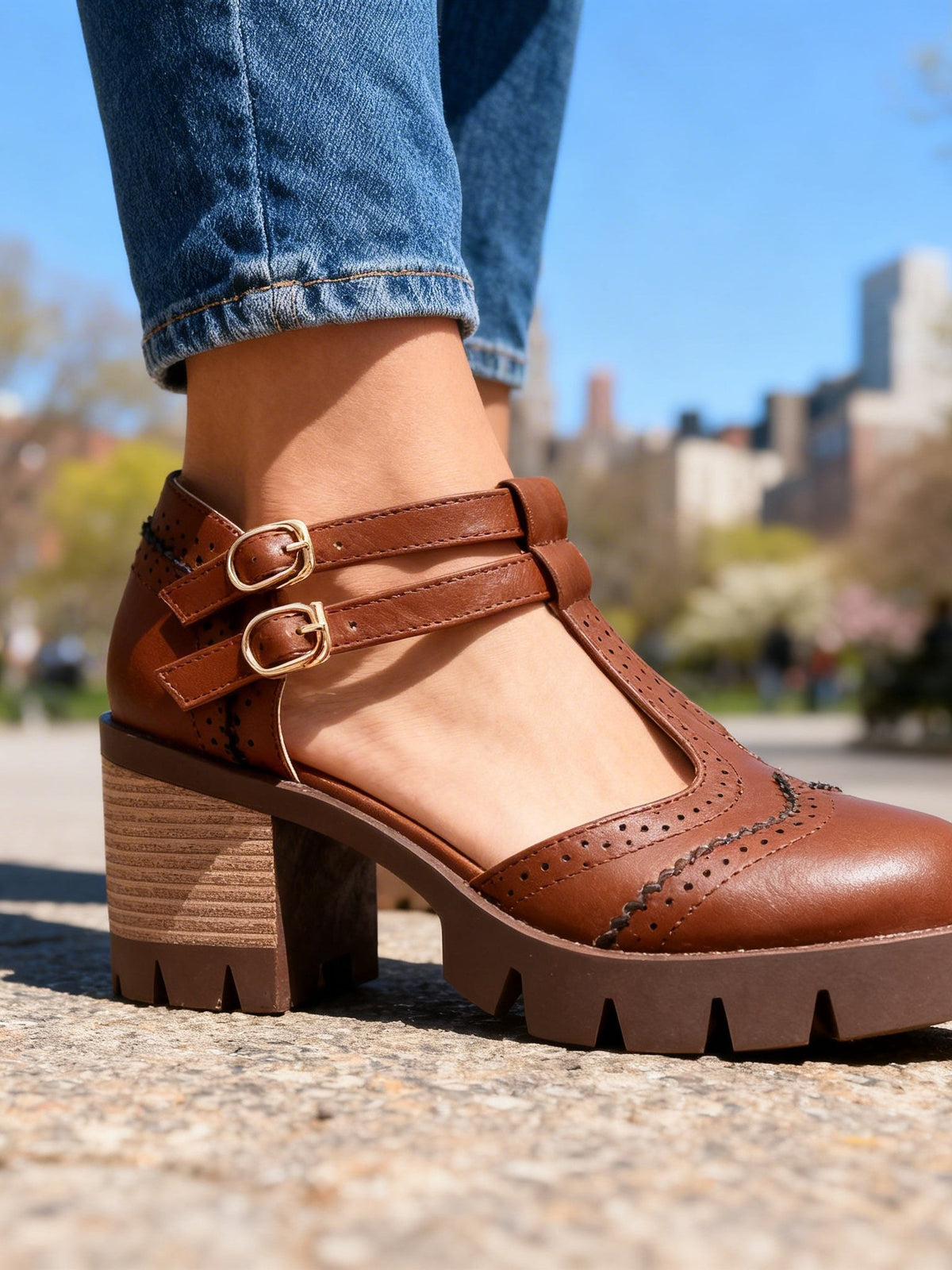 Buckle Loafers for Women