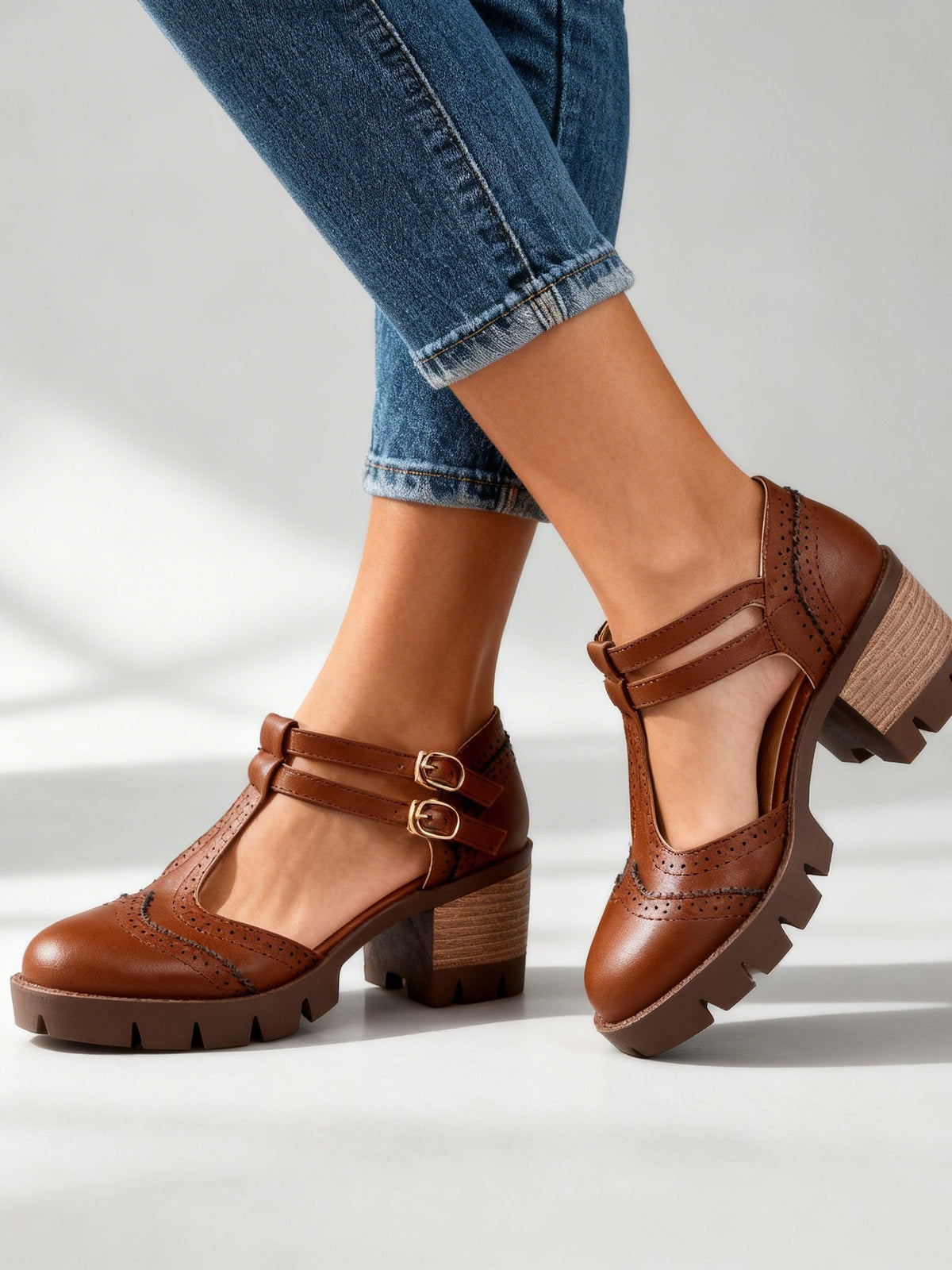 Buckle Loafers for Women