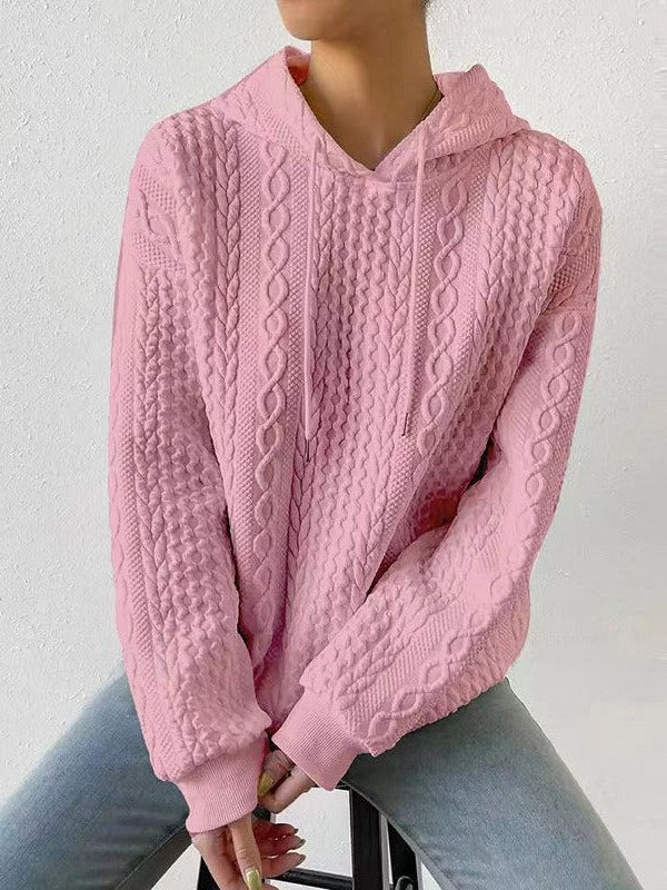 Cable Knit Hoodie for Women