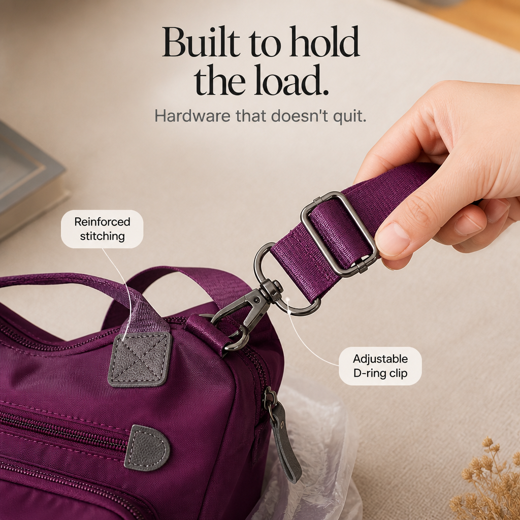 Large Capacity 3-Way Tote for Women