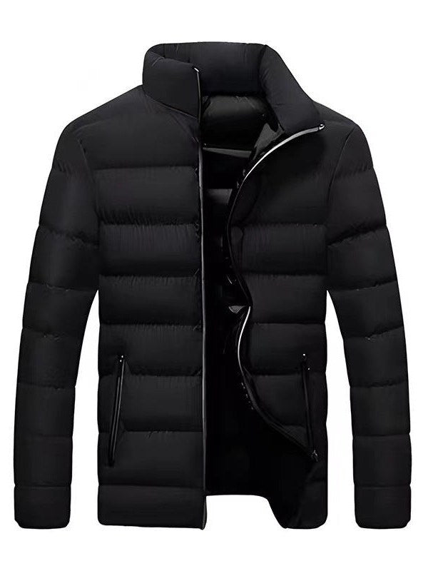 Contrast Lined Down Jacket for Men
