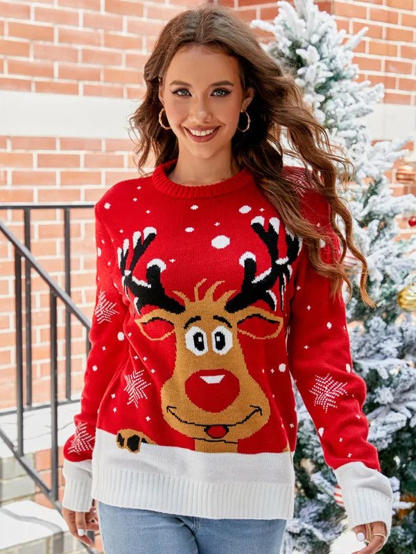 Cozy Knit Christmas Sweater for Women