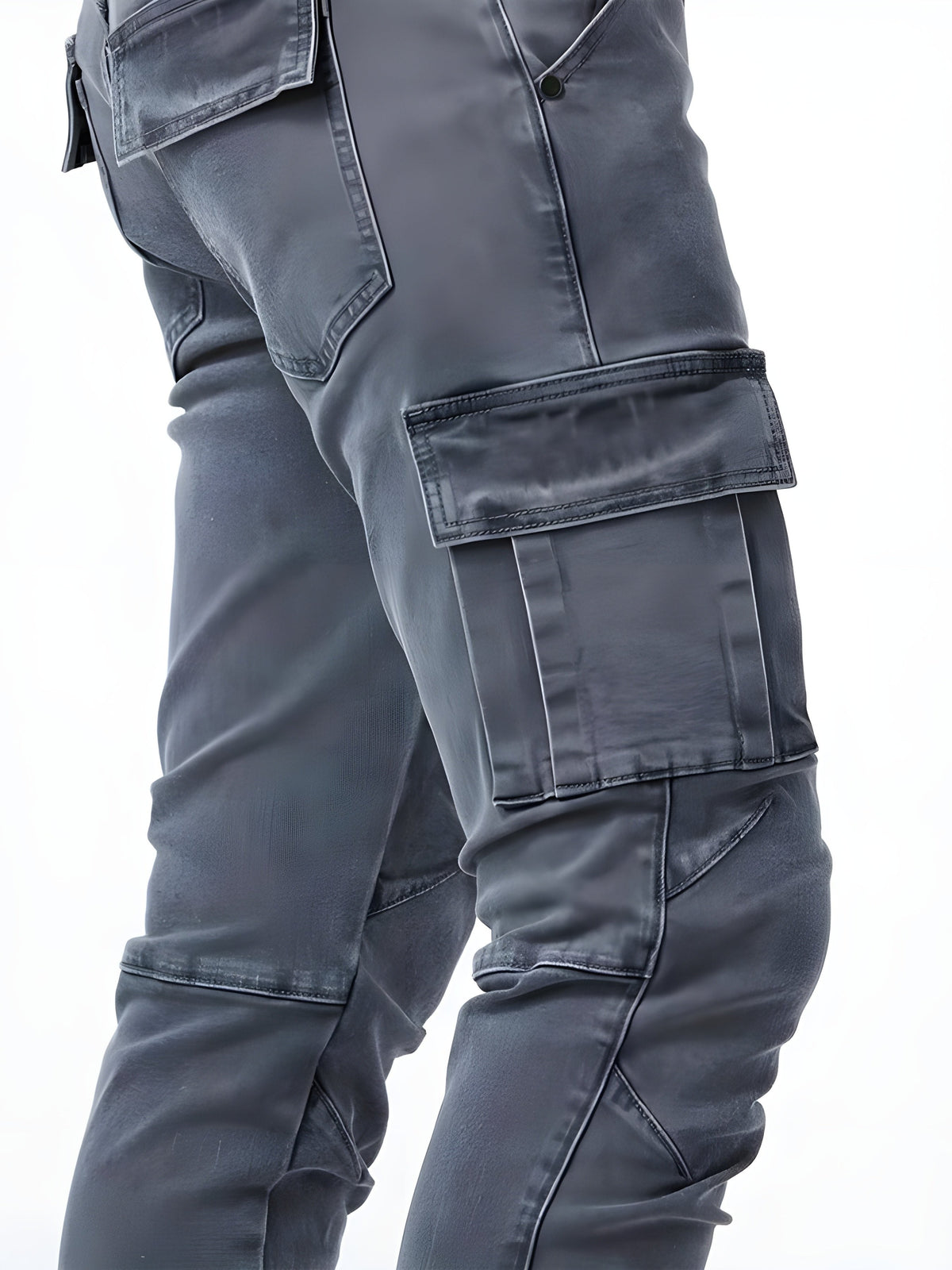 Denim Cargo Pants for Men
