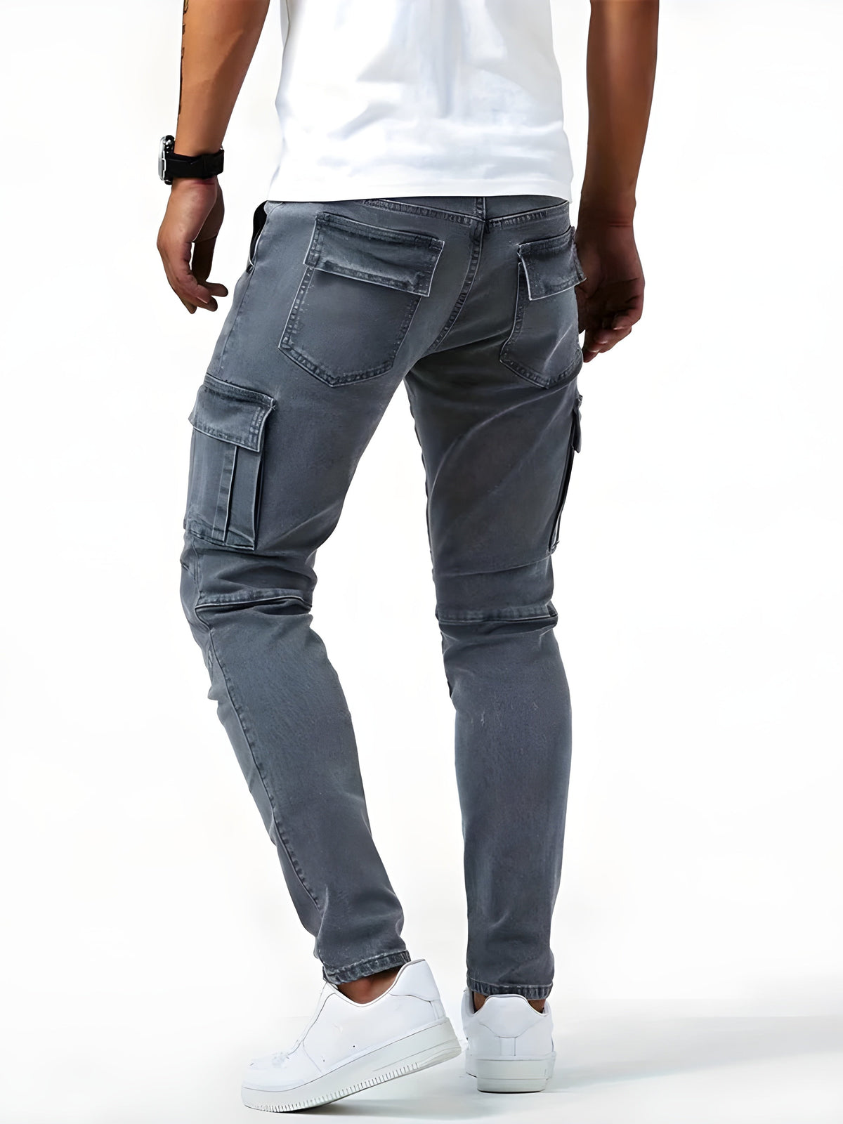 Denim Cargo Pants for Men