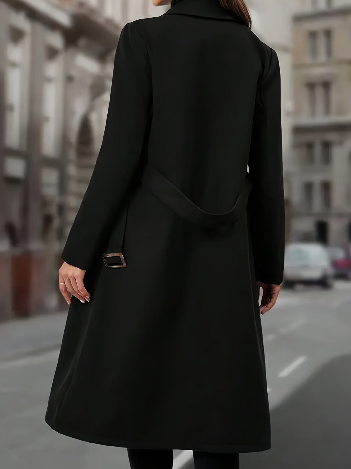 Tailored Double Breasted Coat for Women
