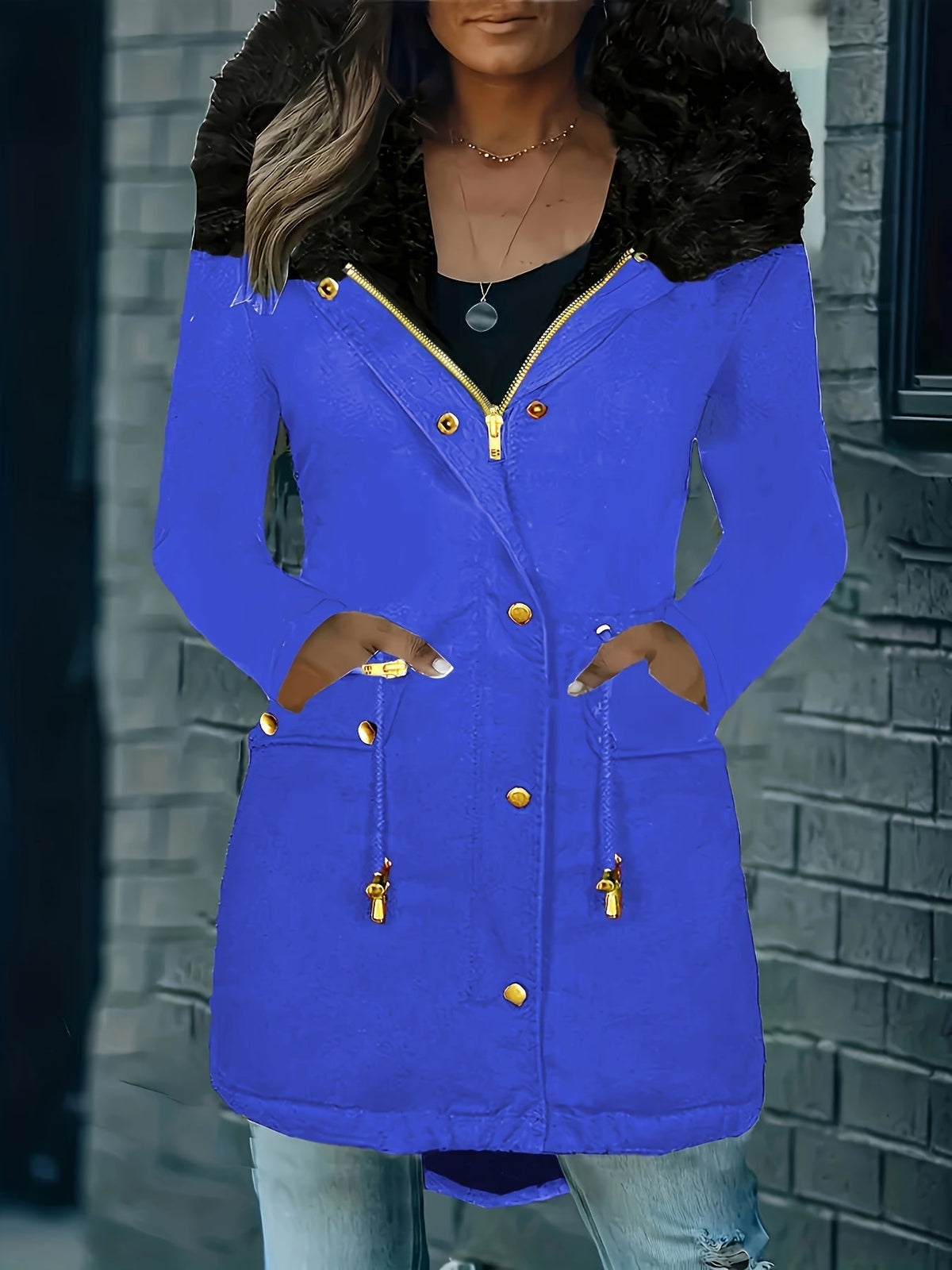 Zip Up Parka for Women