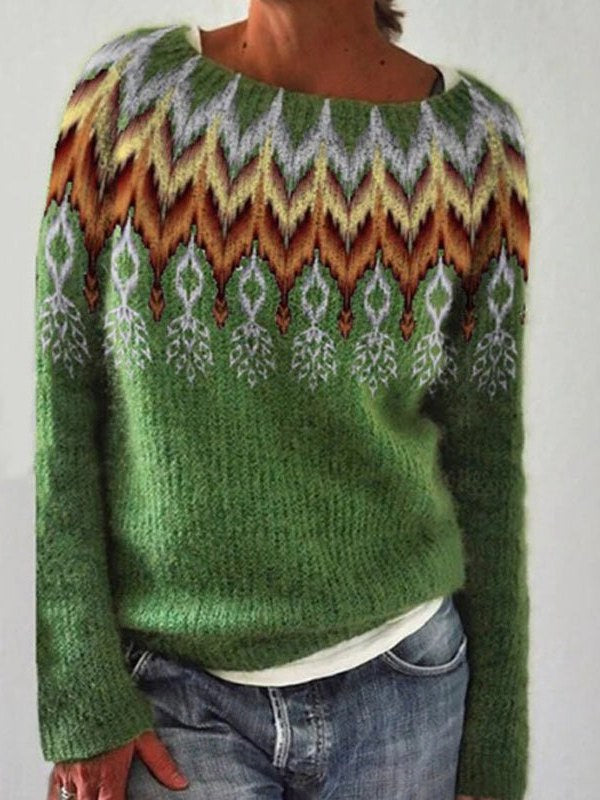 Fair Isle Sweatshirt for Women