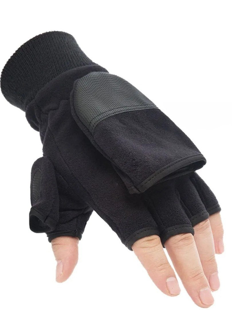 Flip-Top Winter Gloves for Men