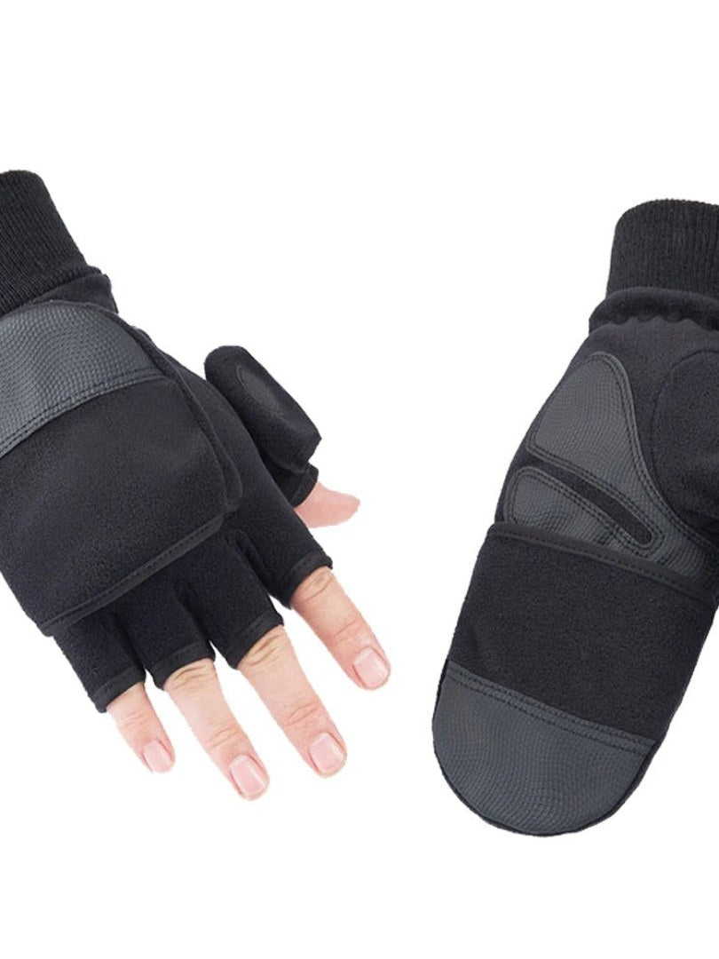 Flip-Top Winter Gloves for Men