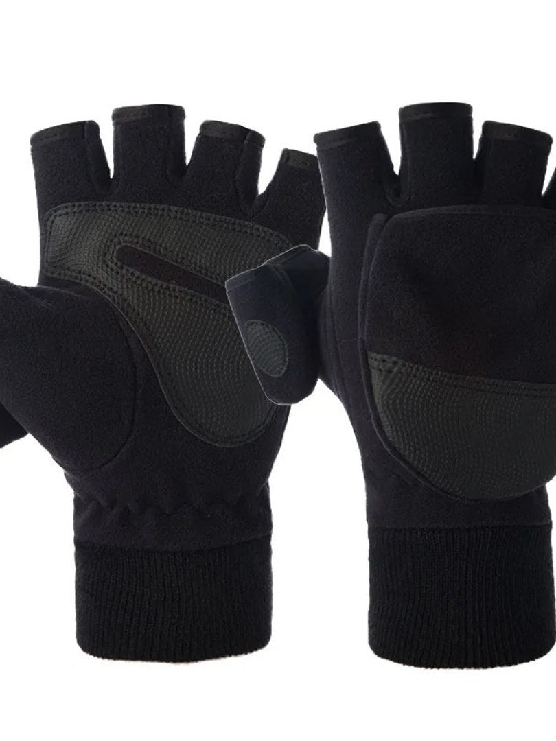 Flip-Top Winter Gloves for Men