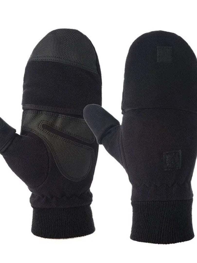 Flip-Top Winter Gloves for Men
