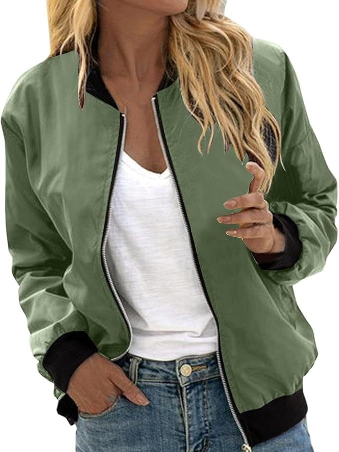 Floral Bomber Jacket for Women