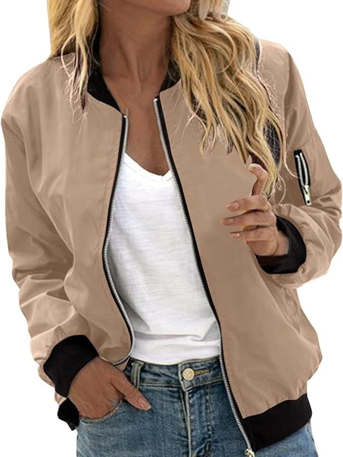 Floral Bomber Jacket for Women